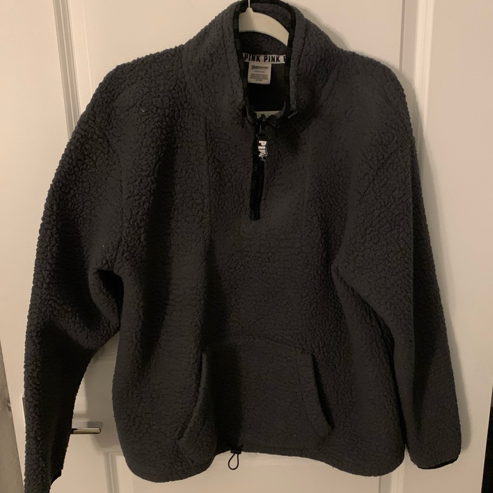 Victoria’s Secret Pink Sherpa Quarter Zip